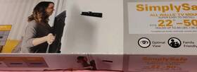 50588291 Sanus Simplysafe Fixed Tv Wall Mount For 22-50 Inch Weighing Up 80 Lbs Aml2 New