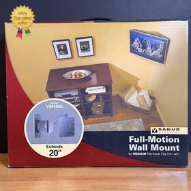 Vm400b Sanus 793795360564 New Full-motion Wall Mount For Medium Flat Panel Tv 15 Inch - 40 Sealed