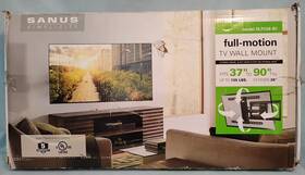 Slf226-b1 Sanus 793795532114 Simplicity 37 Inch -90 Full-motion Tv Mount Swivel Articulating Tilt