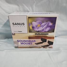 86254085 Sanus Extendable Soundbar Mount Up To 20 Lbs Adjustable Universal Compatibility