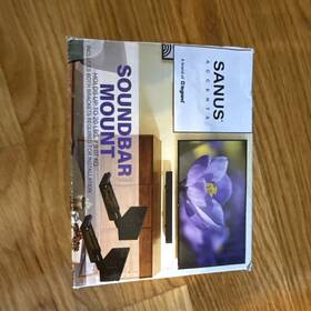 Asbwm1-b1 Sanus Extendable Soundbar Mount For Sonos Arc Adjustable Universal Compatibility