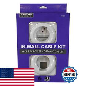 Sanus B07rtzrclc In-wall Cable Kit For Wall Mounted Tvs