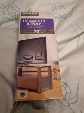 Fpa701-b1 Sanus Tv Safety Strap Model Fits Up To 70 Inch