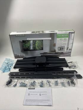 Hlf122-b1 Sanus Hlf122b1 Full Motion Tv Mount For 42-86 Inch - 125lbs Weight Capacity Rea
