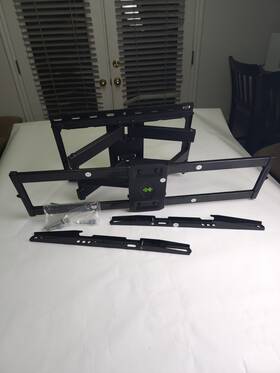 37in-82in Sanus Llf122-b1 Full-motion Articulating Tv Wall Mount Bracket Dual-arm Tilt And Swivel