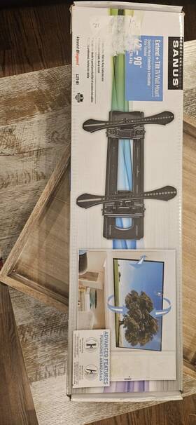 Llt1-b1 Sanus Extend Tilt Tv Wall Mount For 42 Inch - 90 Black