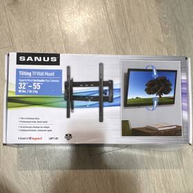 Lmt1-b1 Sanus Tilting Tv Wall Mount Black 32-55 Inch 80 Lbs Vesa Quick Install