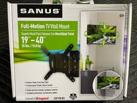 Lsf110-b1 Sanus Full Motion Tv Wall Mount 19 Inch -40 Brand