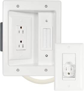 Sa-iwp1-w1 Sanus In-wall Tv Power And Cable Management Kit Has Scratches/scuffs