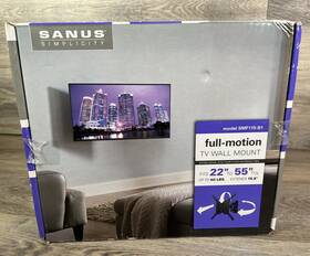 Smf115-b1 Sanus Smd115-b1 Simplicity 22 Inch - 55 Extends 15 Full-motion Tv Wall Mount Black