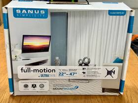 Smf3-b1 Sanus Simplicity 22 Inch - 47 Full-motion And Ultra Thin Tv Mount