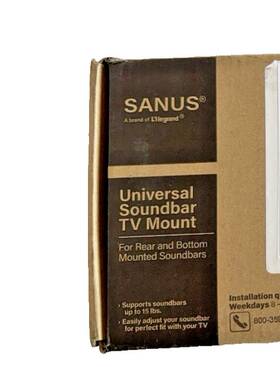 Soa-sbm2 Sanus Soasbm2 Universal Soundbar Tv Mount Kit