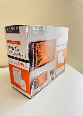 Ssacmiwp1-w1 Sanus Ssacmiwp1w1 Simplicity In-wall Tv Power Kit Model