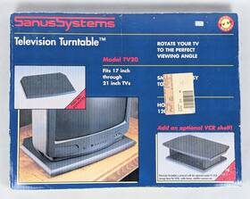 Sanus Tv20 New Vintage Systems Television Turntable Swivel Stand Up To 21 Inch Tvs