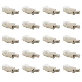 Sayayo 659438908749 Glass Shelf Pegs Small 5mm Pins For Wood Shelving Chrome