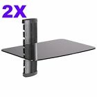 Shelf 2 Dvr Single Digital Pcs. Tv Glass Player Mount Dvd Wall
