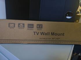 Sjbrwn Sj-c41us Tilting Tv Wall Mount 26-63 Inch Black 99lbs Vesa 100x100-400x400 52mm