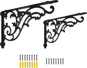 Vb-14 Smkolin 14ftftx8.5ftft Decorative Shelf Brackets 2 Pack Cast Iron Supply 14 Black