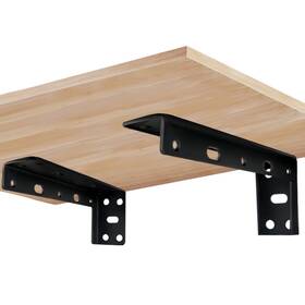 Soogree Support-12-2 12 Inch Shelf Bracket Max Load 400 Lb 2 Pack 12inch Triangle Black