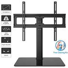 St11us Table Top Pedestal Tv Stand Tvs Swivel Height Adjustable