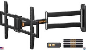 B0cmt6cl37 Stanley Full Motion Corner Tv Wall Mount For 32-75 Inch Tvs 32.37 Extension Max 100 Lbs