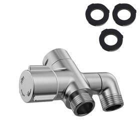 0fsq002 Stanweemix 3-way Shower Diverter Valve 1 Inlet For 2 Outlets Brushed Nickel