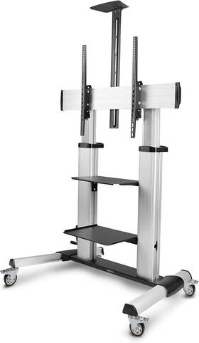 1110cmobiletvcart Startech Rolling Tv Cart/stand On Wheels Up To 100-inch/220lb Flat Screens Ha