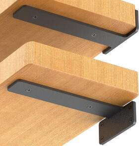 Sf6i-8 Starunder 8 Pack Floating Shelf Brackets 6 Inch Heavy Duty Industrial Black2