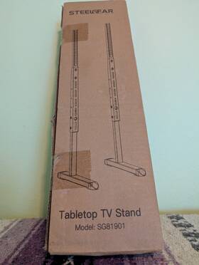 Sg81091 Steelgear Sg81901 Tv Stand Base For Most 37 To 80 Inch Tvs