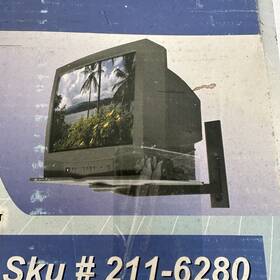 211-6280 Storage Shop Crt Style Tv Wall Mount For Up To 25 Inch And 100 Lbs Rotates 360 Tilting