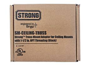 Strong 842822021210 Sm-ceiling-truss Black Mount Adapter W 1.5in Npt Threading New