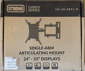 Sm-cb-art1-m Strong Carbon Series Medium Single Arm Articulating Mount For 24 Inch - 55 Displays