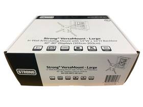 Sm-vm-art1-iw-16-l Strong Smvmart1iw16l Single-arm In-wall Articulating Tv Mount 40 Inch -80 -new