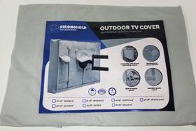 Stronghold 772198515942 Nip Accessories Outdoor Tv Cover Fits Tvs 46-48 Inch Gray Weatherproof