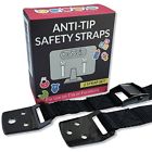 Strpblk001 Babbio Anti Tip Safety Straps Anchor Flat Screen 615867536151