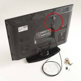 71001 Super-lok Flat Screen Tv Anti-theft Security Kit Black
