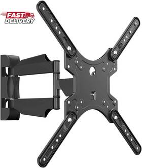 Suptek 445018170117 Adjustable Tv Wall Mount Swivel And Tilt Arm Bracket For Most 32-55 In
