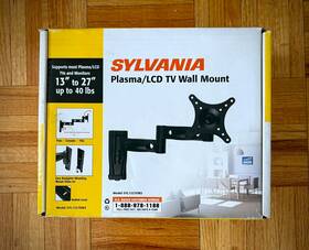 Syl1327em2 Sylvania Plasma / Lcd Tv Wall Mount Bracket Up To 27 Inch And 40 Lbs -