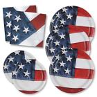 Synchkg094110 Gift Boutique Patriotic Plates Party Pack For Guests 642896281820