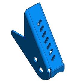 Tbz-12358.05 Tabzone Chassis Components Tracbar Frame Mount