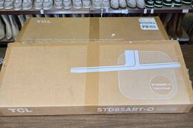 Sdt85art-o Tcl Tv Table Stands For 55- 85tcl Nxtvision Tvs With Magnetic Decorative Cover