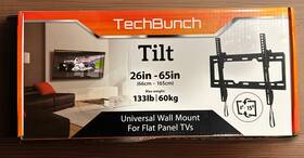 Techbunch 099992533849 Tilt Universal Wall Mount For Flat Panel Tvs 26 Inch - 65