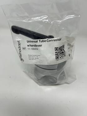 11.1350dv Tobii Dynavox Rehadapt M3d 3-uni Quickshift Universal Tube Connector With Lever Silver 11.1350