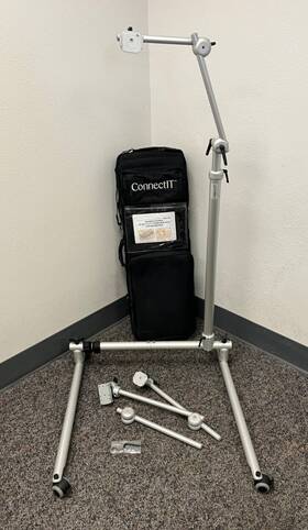 401555-a Tobii Dynavox Connectit Rolling Floor And Wheelchair Mount With Carrying Case
