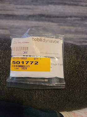 Rkl-e30dv Tobii Dynavox 501772 Connectit Cnct-it Chair Fastener M3d New
