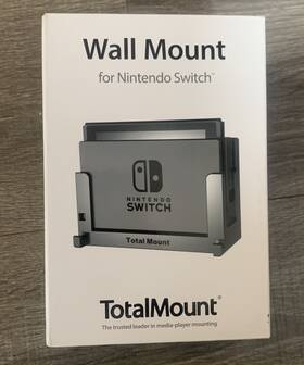 Totalmount 893632002548 Wall Mount For Nintendo Switch 1 Mounts By Tv Black
