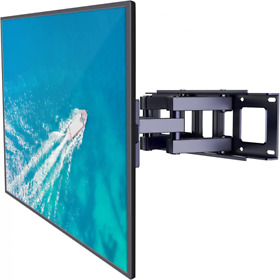Totnz Full Motion Wall Mount For Most 26-55 Inch Tvs Articulating Dual Arms