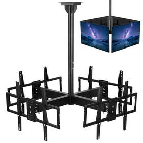 M1132435qw6710121 Toyandona Commercial Grade 4-side Tv Ceiling Mount 32-65 Inch Full Motion - Screen Bracket