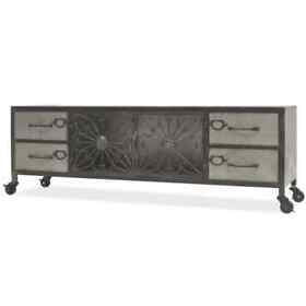 245455 Tv Cabinet 47.2 X11.8 X15.7 Silver