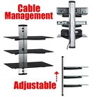 Tv Center Component Home Shelving Hanging Shelves Glass Entertainment Floating Tv Center Component Home Shelving Hanging Shelves Glass Entertainment Floating